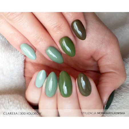 ESMALTE SEMIPERMANTENTE VERDE 802 CLARESA