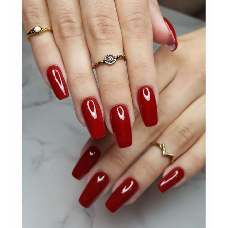 ESMALTE SEMIPERMANTENTE ROJO 420 CLARESA