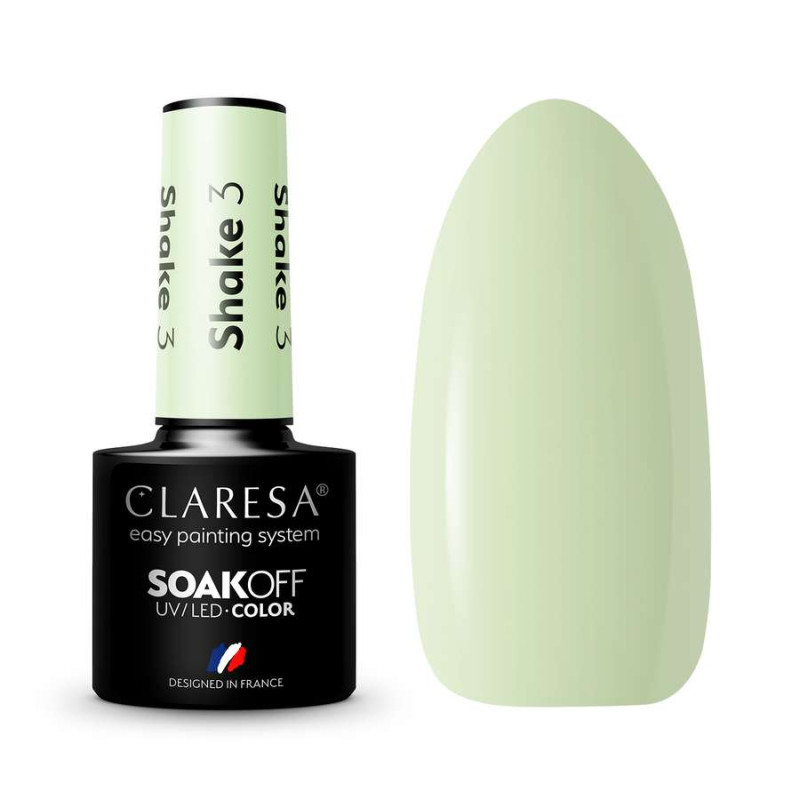 ESMALTE SEMIPERMANTENTE SHAKE MINT 3 CLARESA