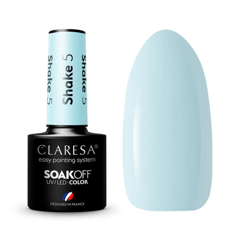 ESMALTE SEMIPERMANTENTE SHAKE ICE 5 CLARESA