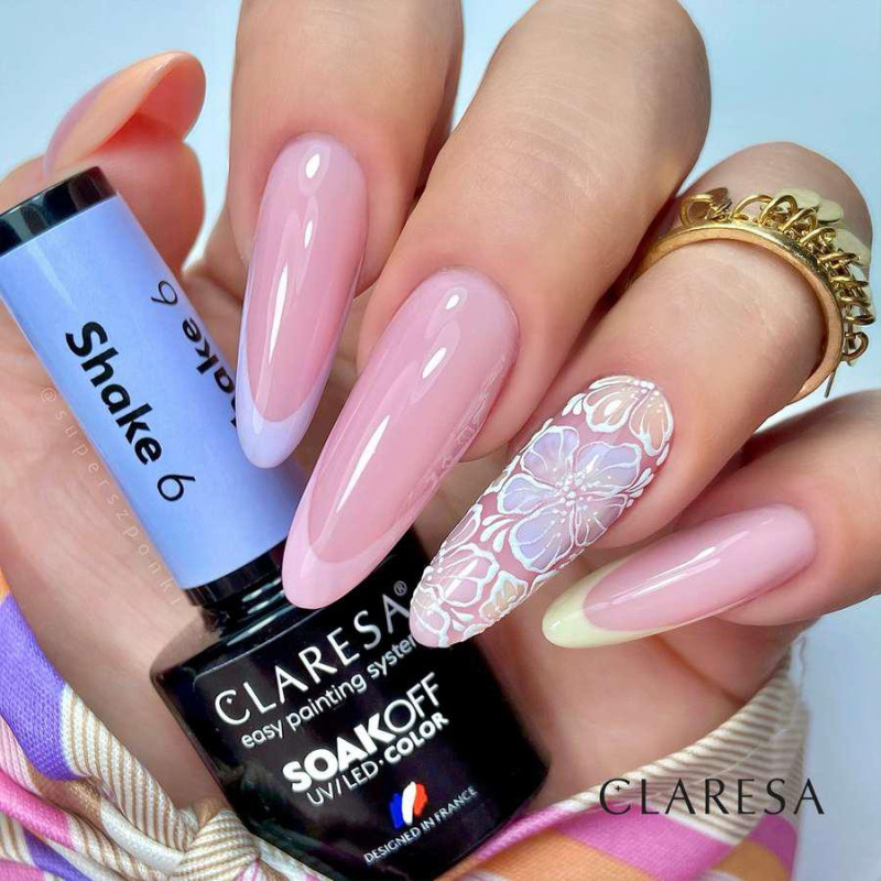 ESMALTE SEMIPERMANTENTE SHAKE ICE 5 CLARESA