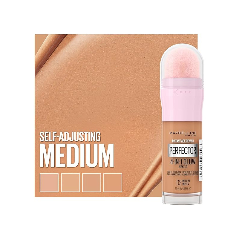 INSTA PERFECT 4 EN 1 GLOW MAQUILLAJE 02 MAYBELLINE