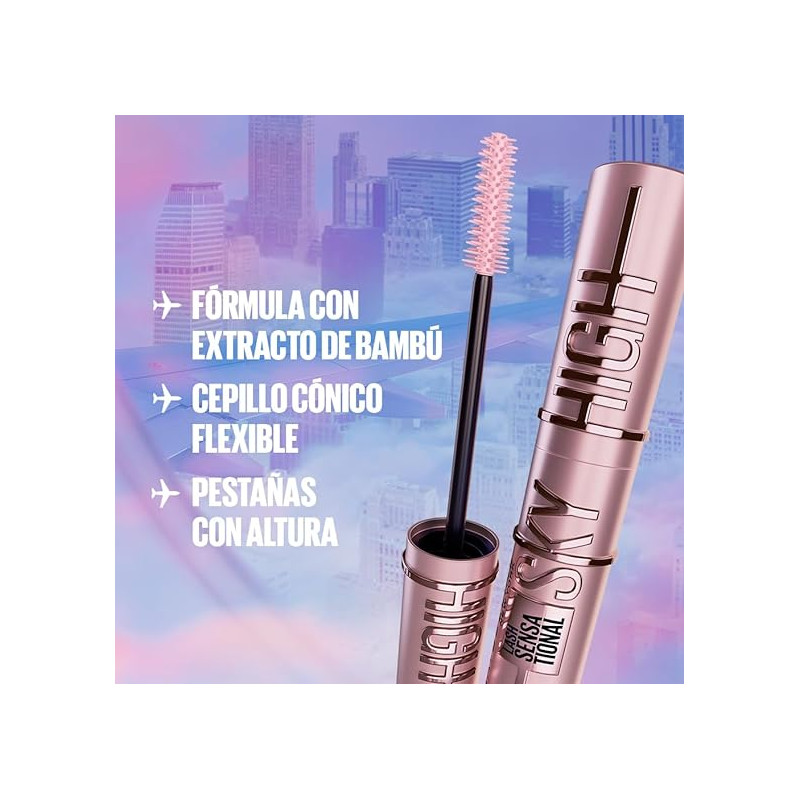 SKY HIGH LASH SENSATIONAL BLACK MASCARA MAYBELLINE