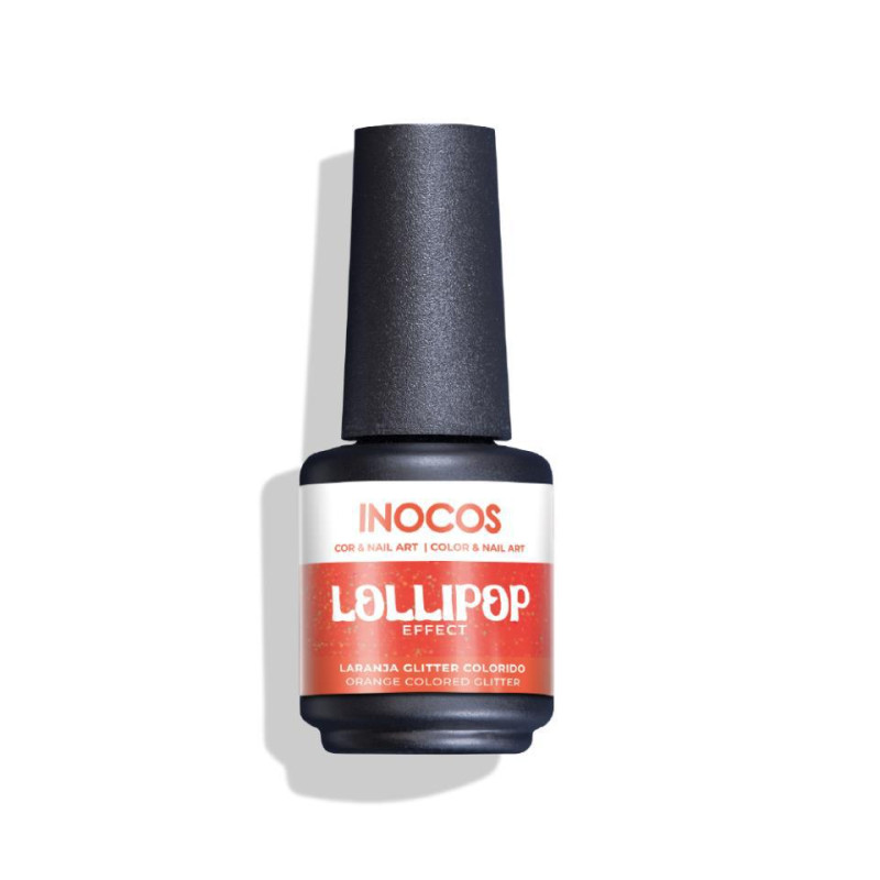 VERNIZ  GEL LLOLIPOP NARANJA 15ML INOCOS 