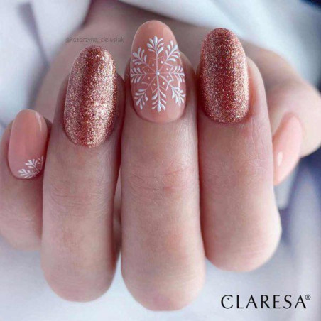 ESMALTE SEMIPERMANTENTE FULL GLITTER 8 CLARESA