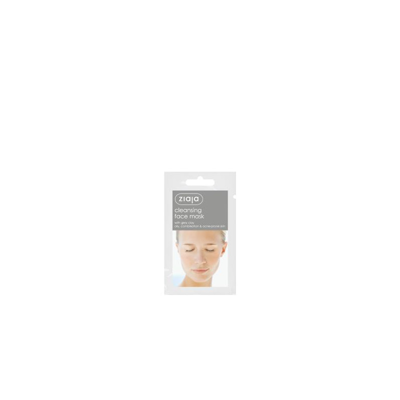 MASCARILLA FACIAL  DE ARCILLA GRIS  ZIAJA 