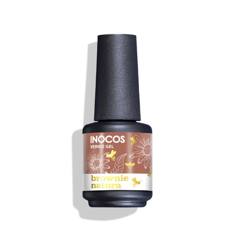 SEMIPERMANENTE GEL  BROWNIE NATURA  15ML INOCOS 