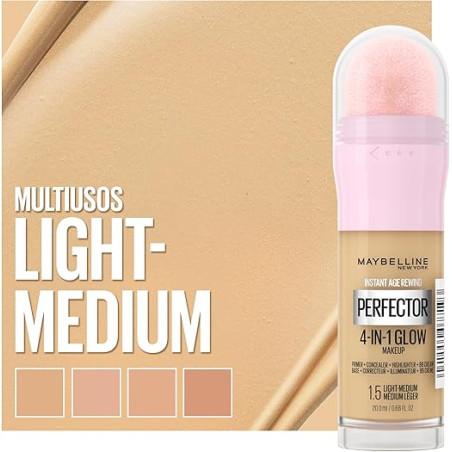 INSTAPERFECT 4 EN 1 GLOW MAQUILLAJE 1 5 MAYBELLINE