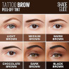 TATTO BROW GEL TINT 3 DARK BROWN MAYBELLINE