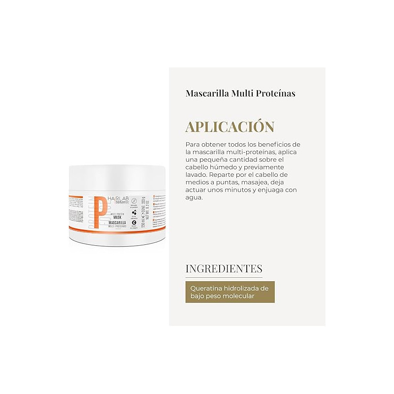 MASCARILLA MULTI-PROTEINAS 250ML SALERM