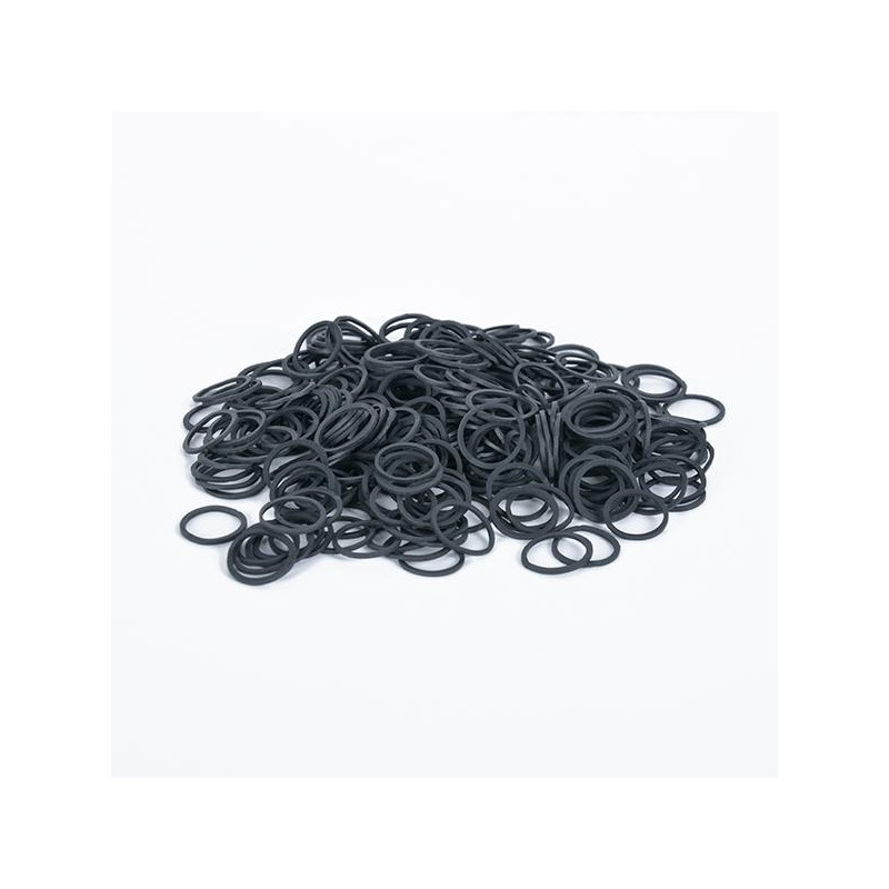 GOMAS ELASTICAS NEGRAS 300UD  BIFULL