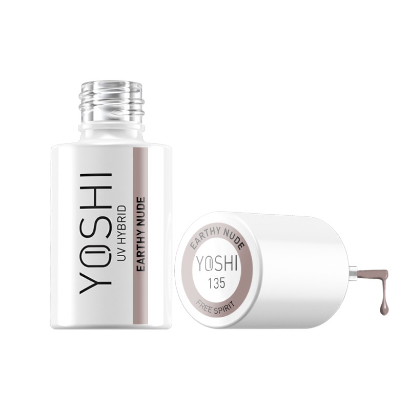 ESMALTE HIBRIDO YOSHI EARTHY NUDE -135 6ML