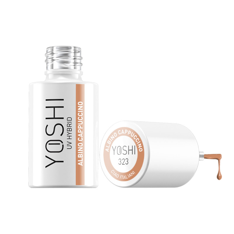 ESMALTE HIBRIDO YOSHI ALBINO CAPPUCCINO -323 6ML