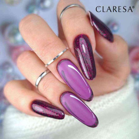 ESMALTE SEMIPERMANTENTE MORADO  614 CLARESA