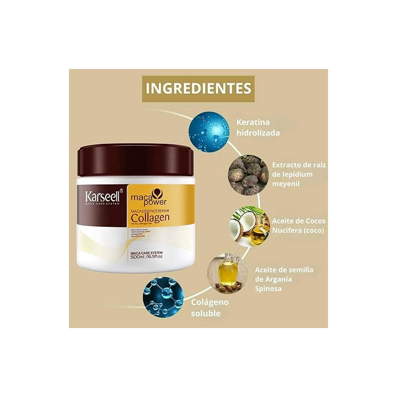 KARSELL MASCARILLA MACA POWER 500ML