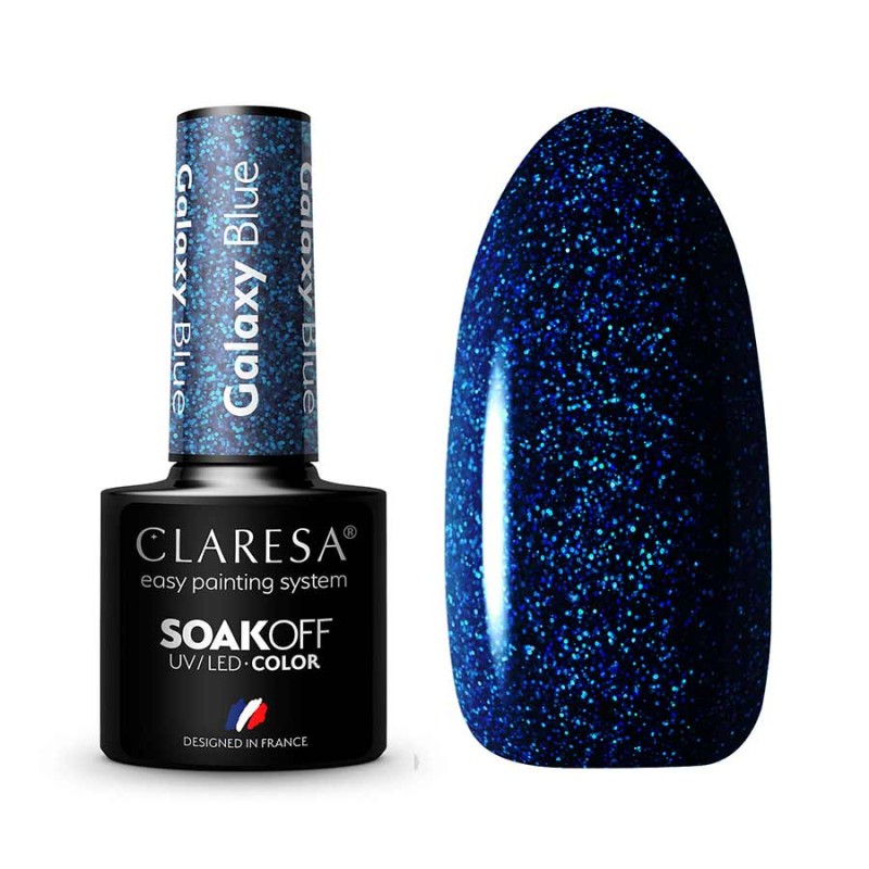 ESMALTE SEMIPERMANENTE GALAXY BLUE CLARESA