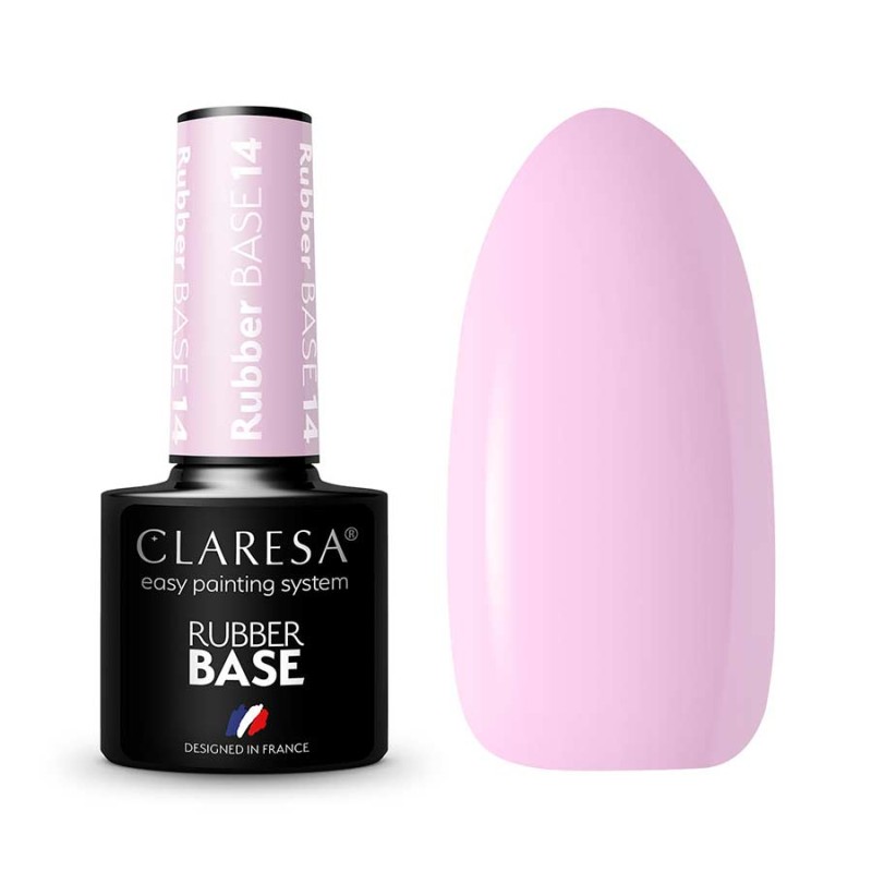 RUBBER BASE 14 SEMIPERMANTENTE CLARESA