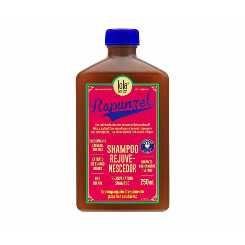CHAMPU REJUVENECEDOR RAPUNZEL 250ML  LOLA COSMETIC