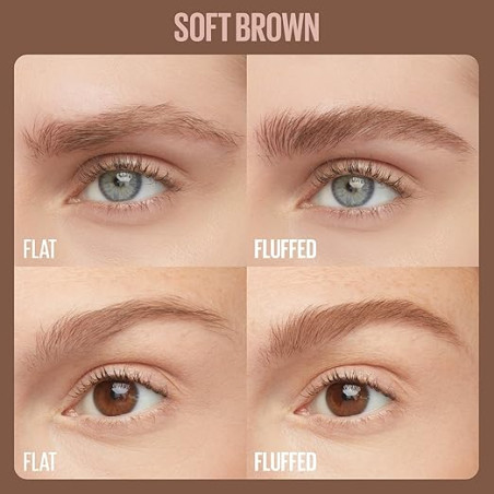 SUPER FLUFF 255 MAYBELLINE SOFT BROWN