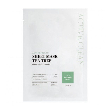 ACTIVE CLEAN SHEET MASK TEA TREE 23GR