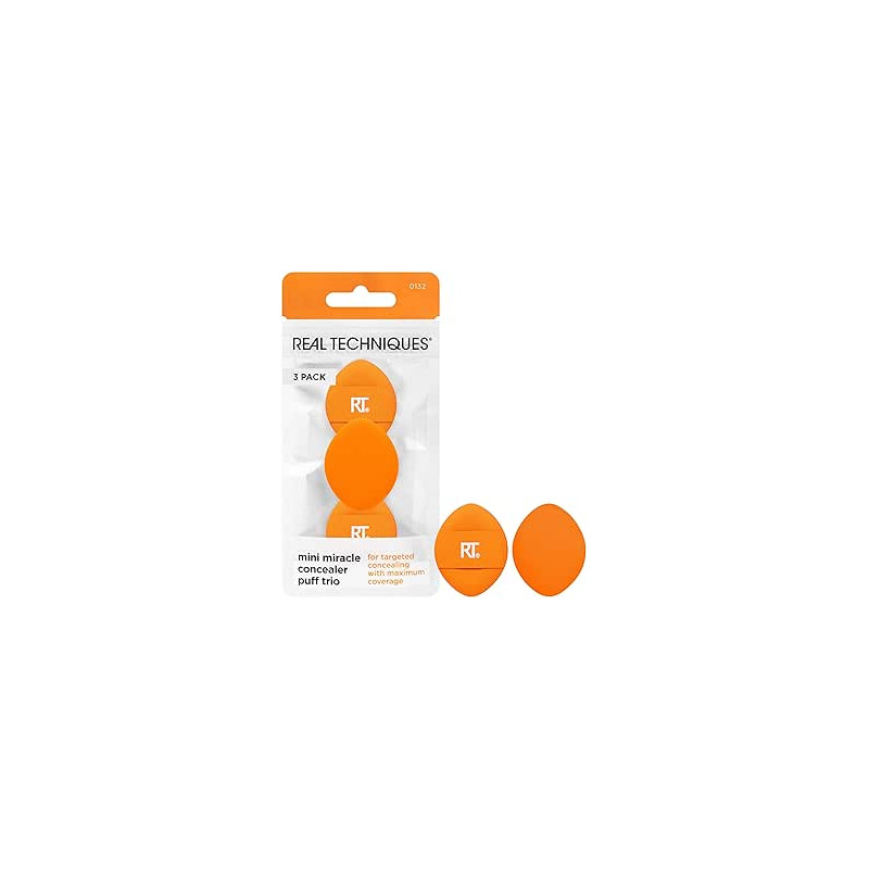 MINI MIRACLE CONCEALER PUFF TRIO REAL TECHNIQUES