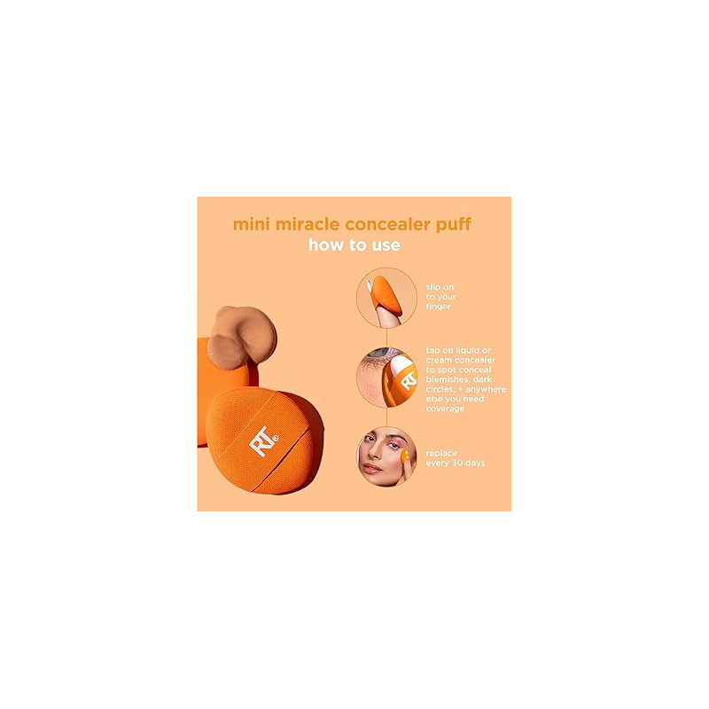 MINI MIRACLE CONCEALER PUFF TRIO REAL TECHNIQUES