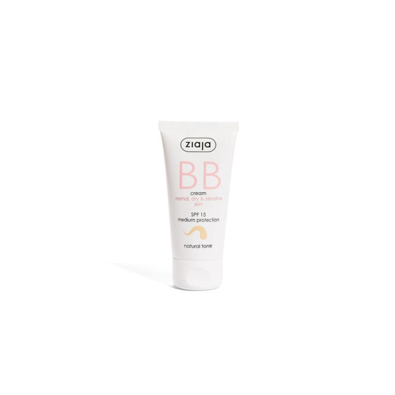 BB CREAM PIEL SECA/SENSIBLE TONO NATURAL  ZIAJA