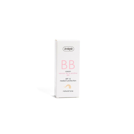 BB CREAM PIEL SECA/SENSIBLE TONO NATURAL ZIAJA