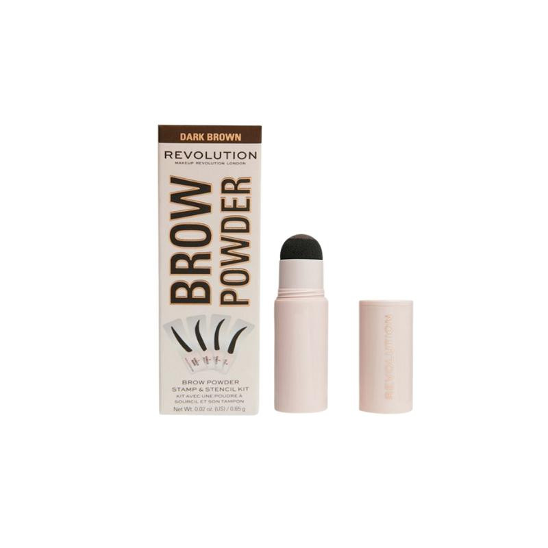 KIT DE CEJAS BROW POWDER DARK BROWN