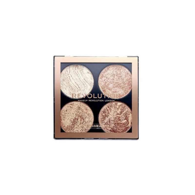 PALETA ILUMINADORES Y BRONCEADPRES CHEEK KIT 