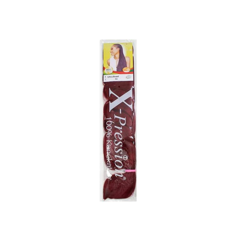 EXTENSIONES KANEKALON BURGUNDI X-PRESSION