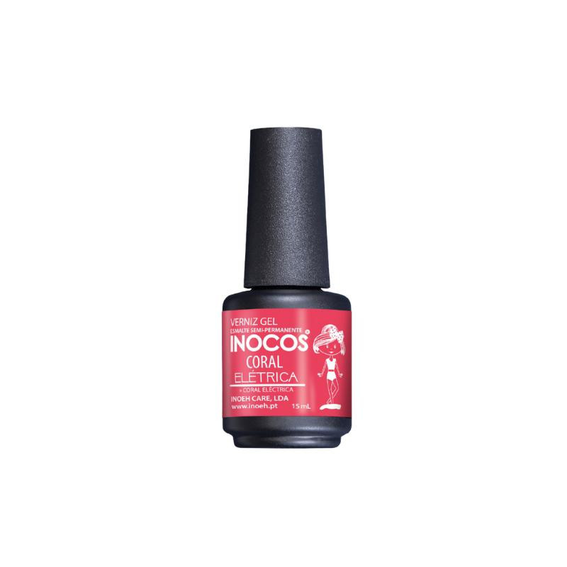 VERNIZ GEL MARIA ELECTRICA CORAL 15ML INOCOS