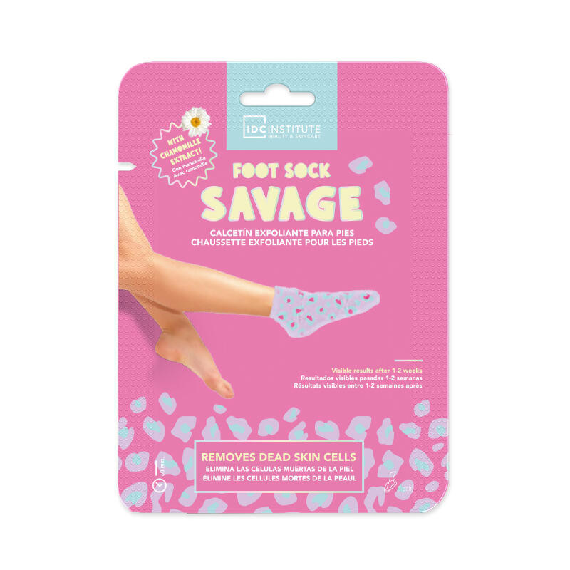 SAVAGE EXFOLIATING FOOT SOCK IDC INSTITUTE