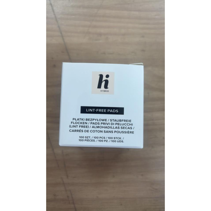 TOALLITAS LIBRES DE POLVO MANICURA 100UD HI HYBRID