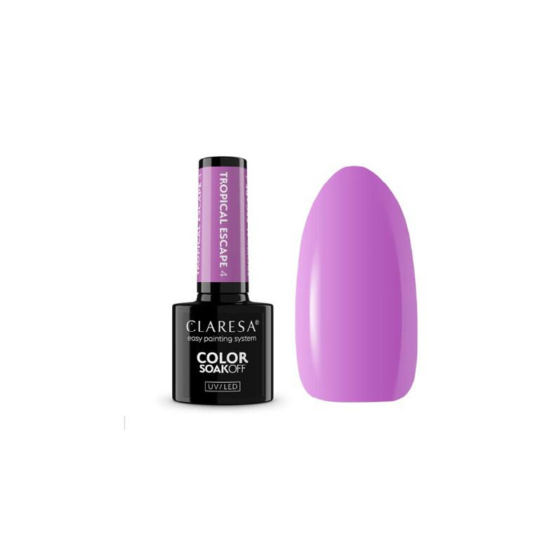 ESMALTE SEMIPERMANTENTE TROPICAL ESCAPE 4 CLARESA