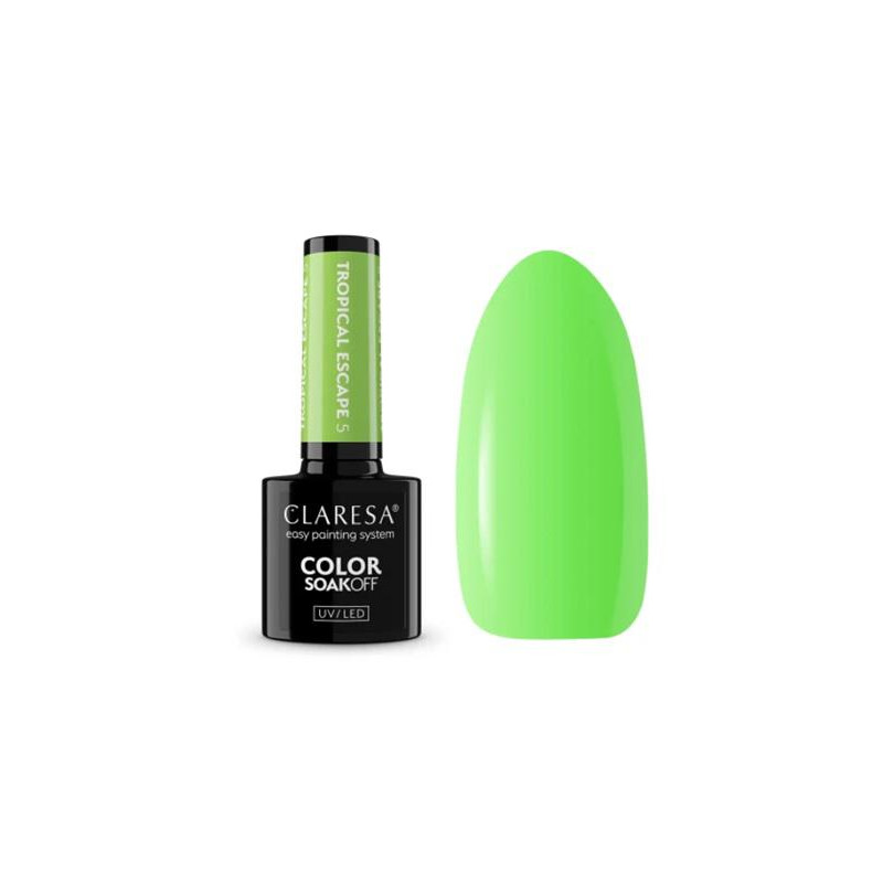 ESMALTE SEMIPERMANTENTE TROPICAL ESCAPE 5 CLARESA
