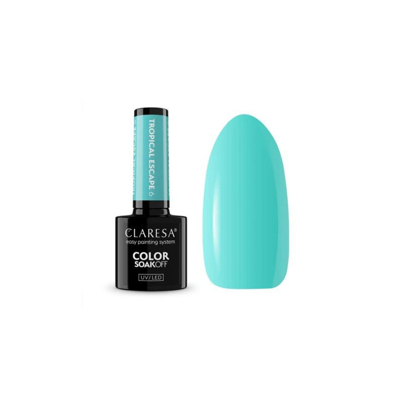ESMALTE SEMIPERMANTENTE TROPICAL ESCAPE 6 CLARESA