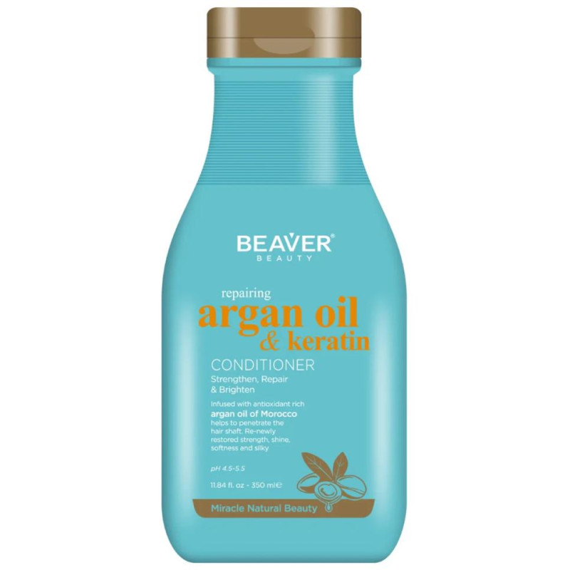  ACONDICIONADOR REPARADOR ARGAN OIL  BEAVER 350ML