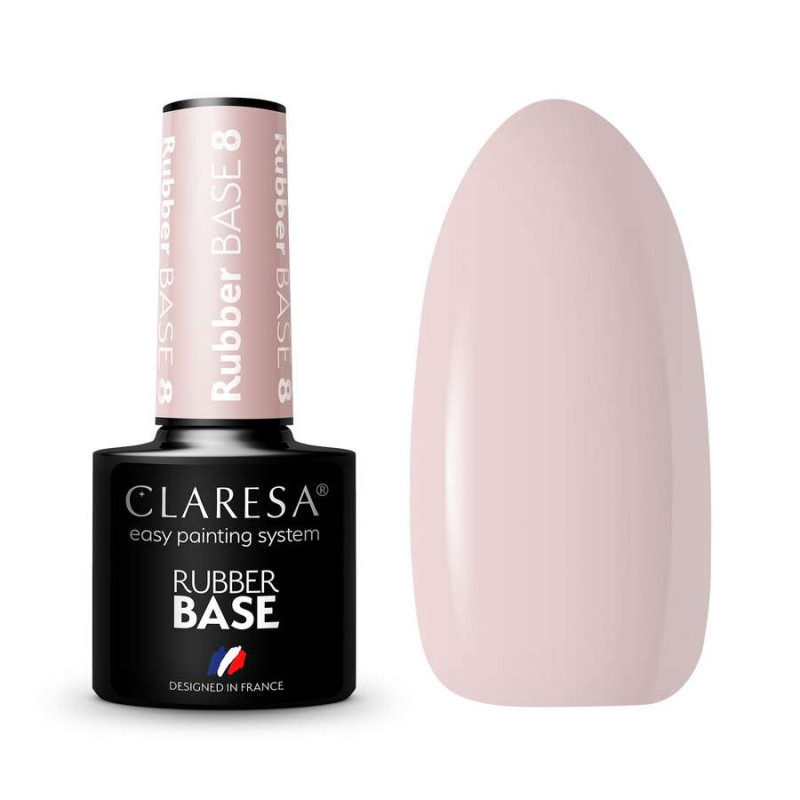 RUBBER BASE  08 SEMIPERMANTENTE  CLARESA