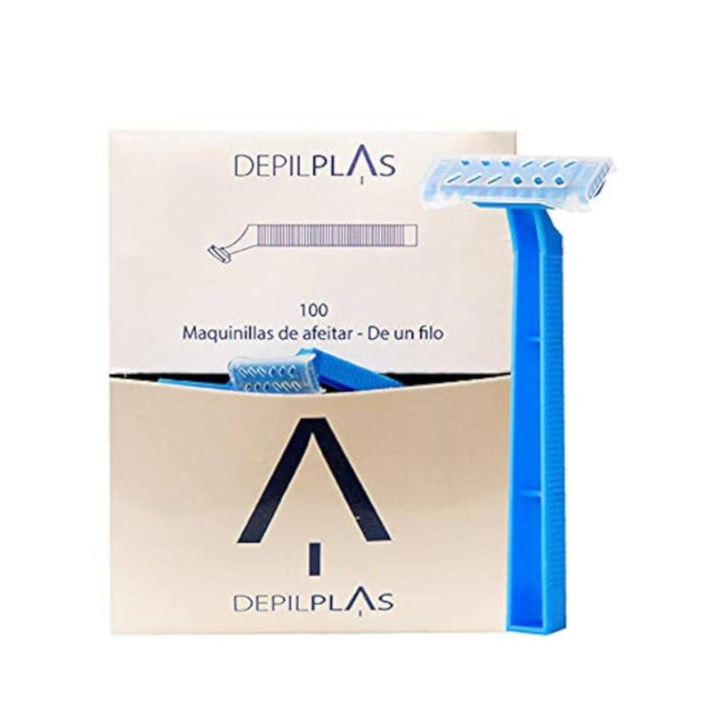 CUCHILLAS RASURADORAS 2 HOJAS 100 UND  DEPILPLAS