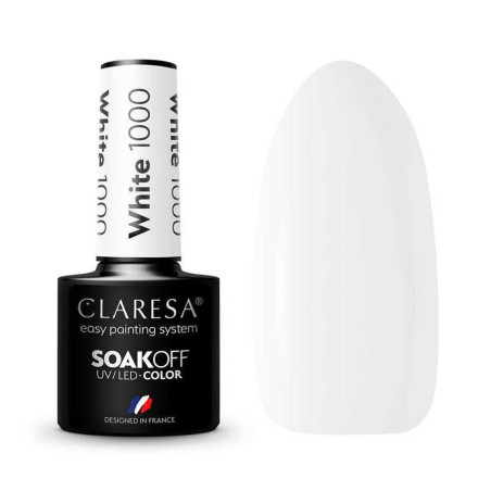 ESMALTE SEMIPERMANTENTE BLANCO 1000 CLARESA