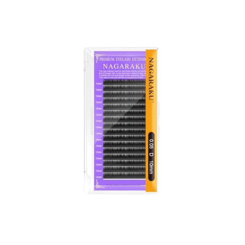 EXTENSIONES DE PESTAÑA NAGARUKU 10MM 0 05D