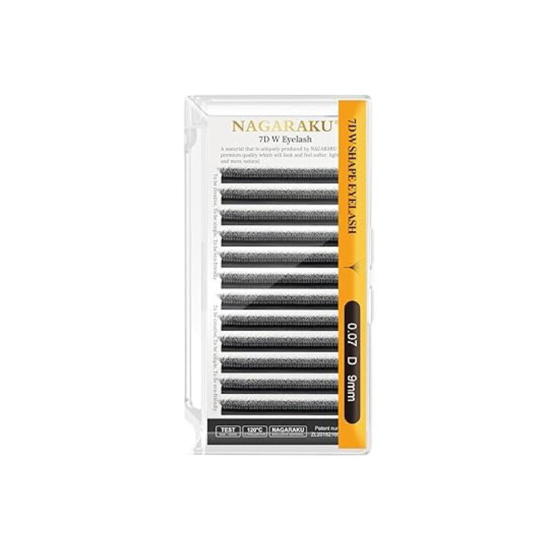 EXTENSIONES DE PESTAÑA NAGARUKU 9MM 0 07D