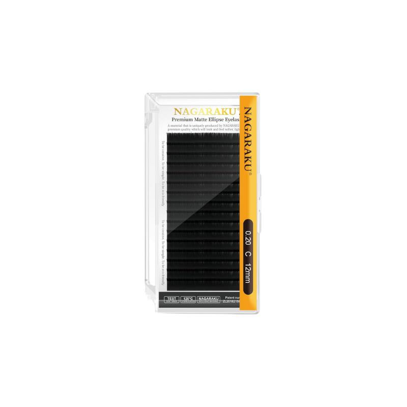 EXTENSIONES DE PESTAÑA NAGARUKU 12MM 0 20C