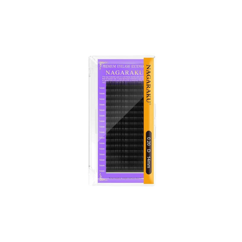 EXTENSIONES DE PESTAÑA NAGARUKU 14MM 0 20C