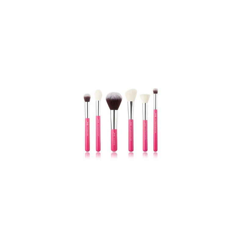 SET 6 PINCELES ROSE CARMIN /SILVER JESSUP