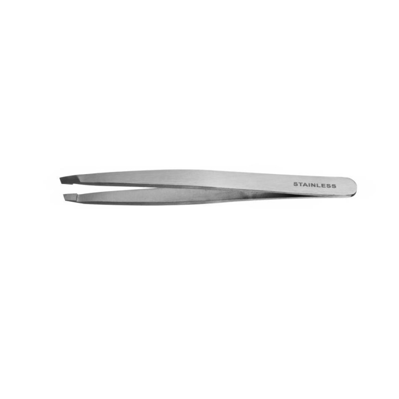 PINZA DEPILAR INOX PUNTA OBLIC  9 5CM EUROSTIL