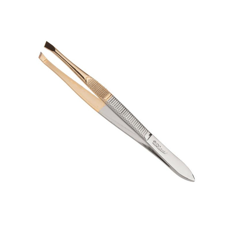 PINZA DEPILAR 9CM DORADA  EUROSTIL