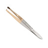 PINZA DEPILAR 9CM DORADA  EUROSTIL