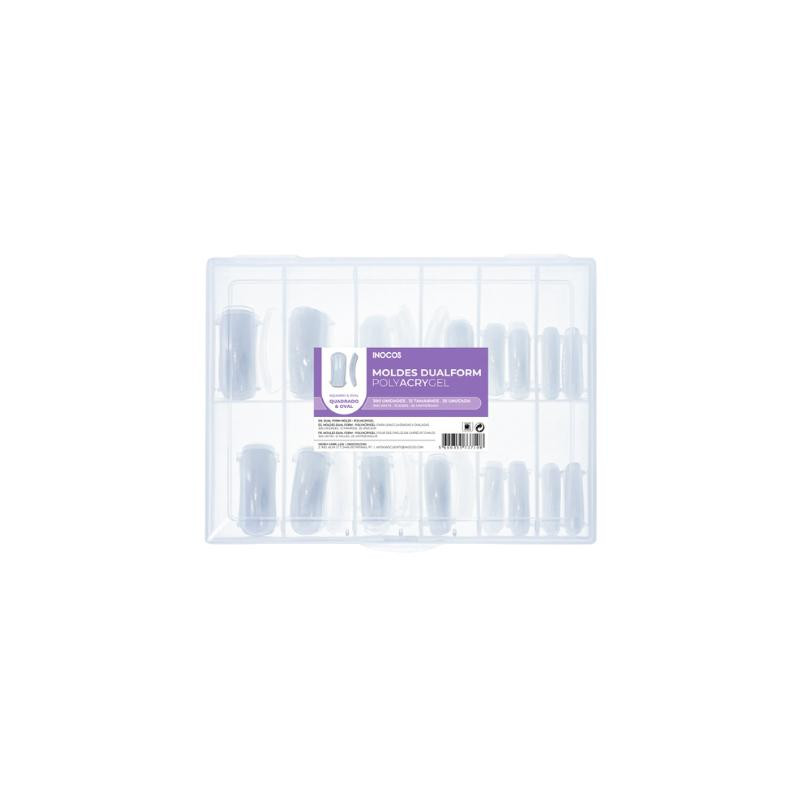 MOLDES DUALFORM TIPS UÑAS CUADRADAS  INOCOS
